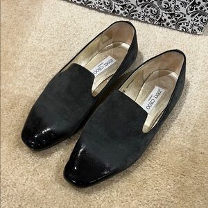 39.5 Jimmy Choo Elegant Black Women’s Loafers – Very Good Condition